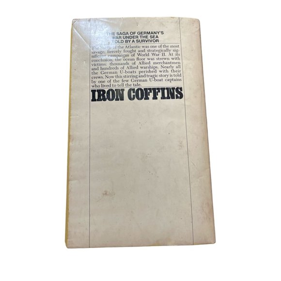 Iron Coffins 1978 Germany U-boat Battles of the Atlantic WWII Herbert Werner - Picture 2 of 4
